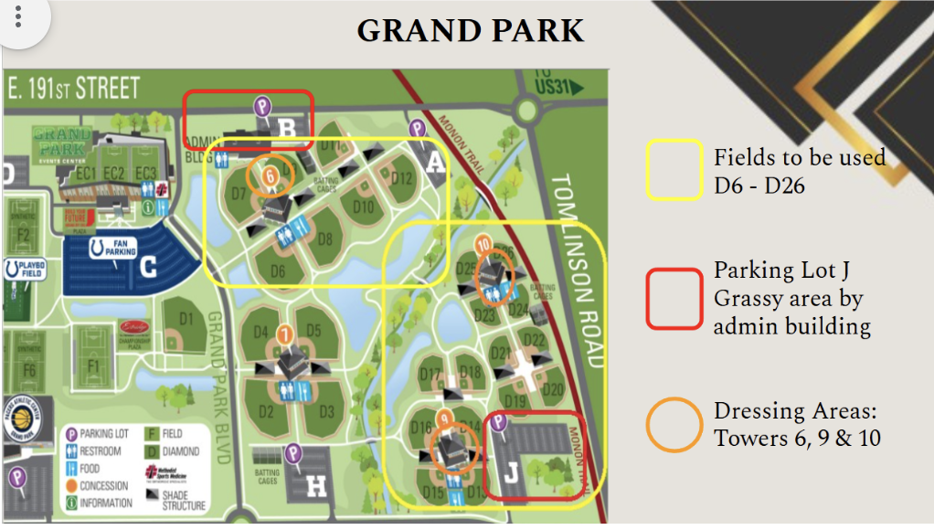 Grand Park map