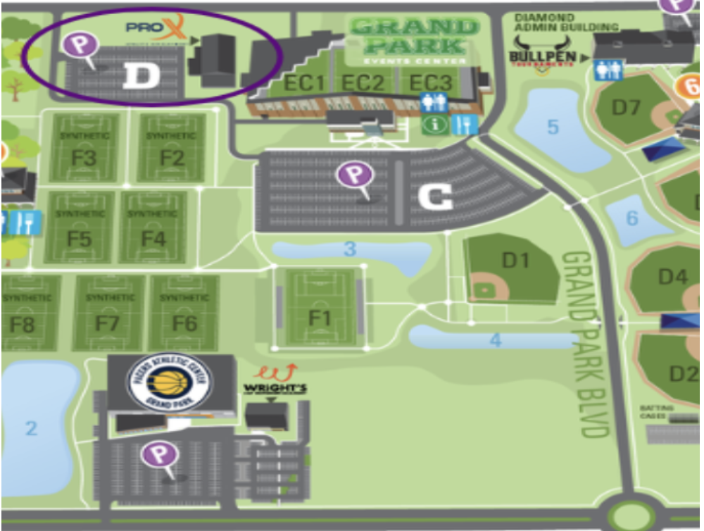Pro X building location at Grand Park