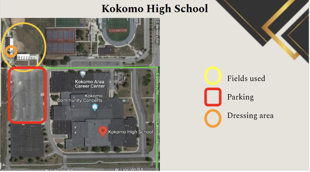 Kokomo High School map